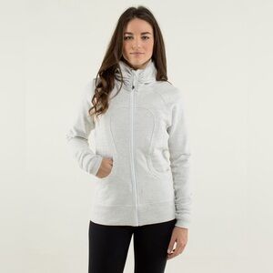 Lululemon Calm & Cozy Jacket | Size 4 | Heathered White